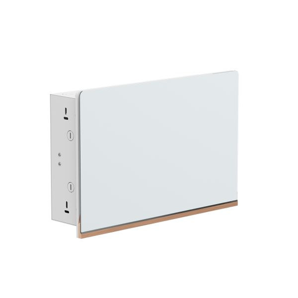 Корпус ArtShell Elegance встраиваемый силовой 22 модуля, белая дверь из закаленного стекла EKF artshell-e-22p-cw Корпус ArtShell Elegance встраиваемый силовой 22 модуля, белая дверь из закаленного стекла EKF artshell-e-22p-cw