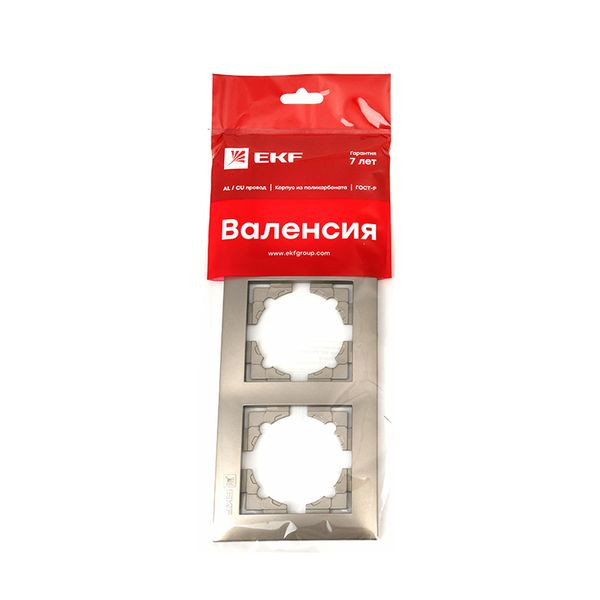 Валенсия Рамка 3-местная кашемир EKF EWM-G-303-40 Валенсия Рамка 3-местная кашемир EKF EWM-G-303-40