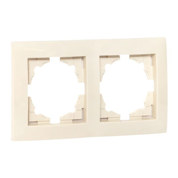 Валенсия рамка 2-местная кремовая EKF EWM-G-302-20 Валенсия рамка 2-местная кремовая EKF EWM-G-302-20