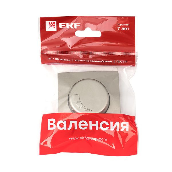 Валенсия лицевая панель светорегулятора 600W 220В кашемир EKF PROxima ESD06-L-101-40 Валенсия лицевая панель светорегулятора 600W 220В кашемир EKF PROxima ESD06-L-101-40