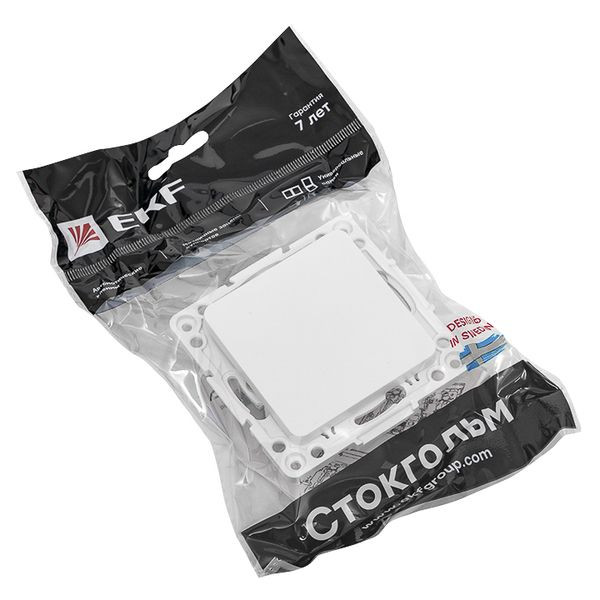 Стокгольм Механизм Выключателя 1-кл, 10А винтовые клеммы белый EKF PROxima EYV10-121-20 Стокгольм Механизм Выключателя 1-кл, 10А винтовые клеммы белый EKF PROxima EYV10-121-20