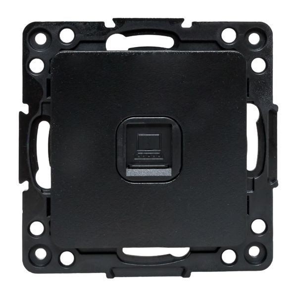 Стокгольм Механизм Розетки RJ-45 1-местной черный EKF PROxima EZK01-035-10 Стокгольм Механизм Розетки RJ-45 1-местной черный EKF PROxima EZK01-035-10