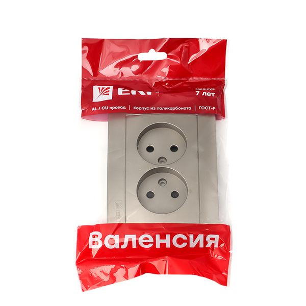 Валенсия лицевая панель розетка 2-местной б/з 10А кашемир с защ, штор, EKF PROxima ESR10-L-102-40 Валенсия лицевая панель розетка 2-местной б/з 10А кашемир с защ, штор, EKF PROxima ESR10-L-102-40