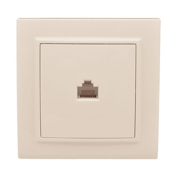 Розетка RJ-45 1-мест, СП бежевый Минск EKF ERK01-035-20 Розетка RJ-45 1-мест, СП бежевый Минск EKF ERK01-035-20