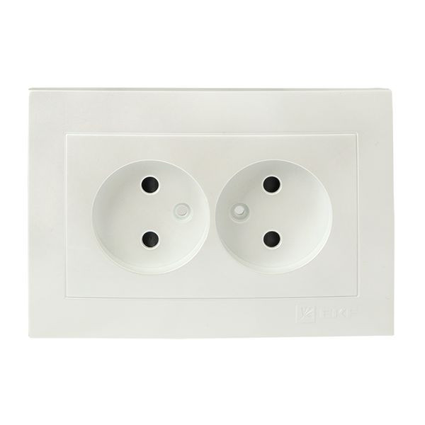 Валенсия лицевая панель розетка 2-местной б/з 10А жемчуг с защ, штор, EKF PROxima ESR10-L-102-50 Валенсия лицевая панель розетка 2-местной б/з 10А жемчуг с защ, штор, EKF PROxima ESR10-L-102-50