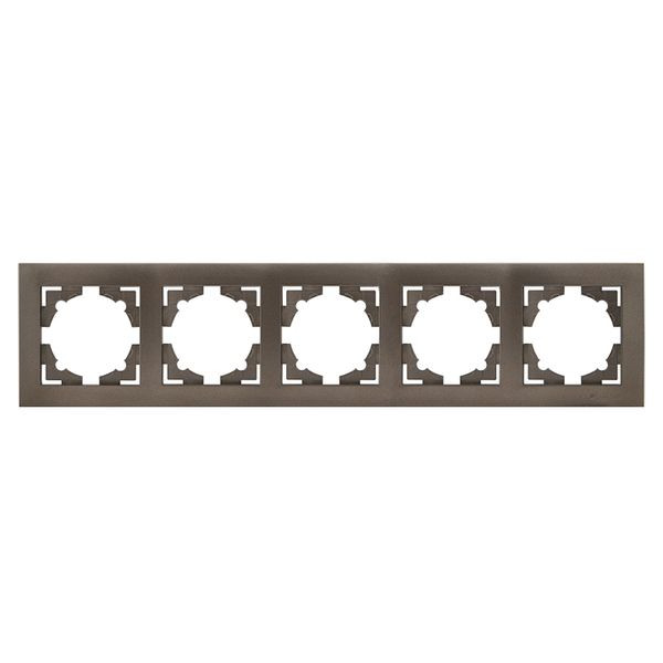 Валенсия Рамка 5-местная графит EKF EWM-G-305-60 Валенсия Рамка 5-местная графит EKF EWM-G-305-60