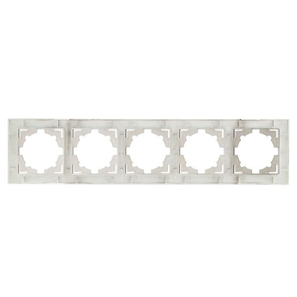 Валенсия Рамка 5-местная графит EKF EWM-G-305-60 Валенсия Рамка 5-местная графит EKF EWM-G-305-60