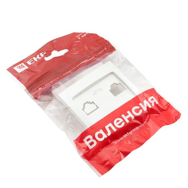 Валенсия лицевая панель розетки Phone 1-местная жемчуг EKF PROxima EST01-L-034-50 Валенсия лицевая панель розетки Phone 1-местная жемчуг EKF PROxima EST01-L-034-50