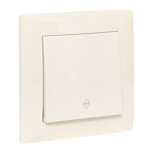 Валенсия выключатель 1-кл, 10А кремовый проходной EKF PROxima EWV10-025-20 Валенсия выключатель 1-кл, 10А кремовый проходной EKF PROxima EWV10-025-20