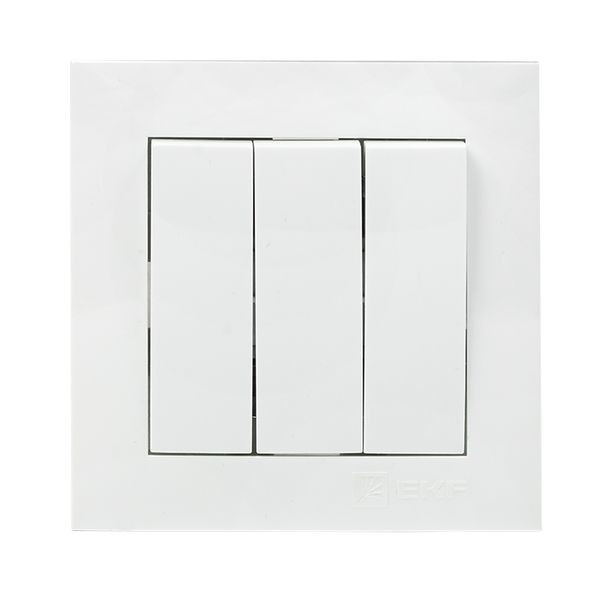 Валенсия Выключатель 3-кл, 10А белый EKF PROxima EWV10-024-10 Валенсия Выключатель 3-кл, 10А белый EKF PROxima EWV10-024-10