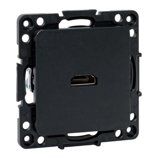 Стокгольм Механизм розетки HDMI черный EKF EZA00-327-10 Стокгольм Механизм розетки HDMI черный EKF EZA00-327-10