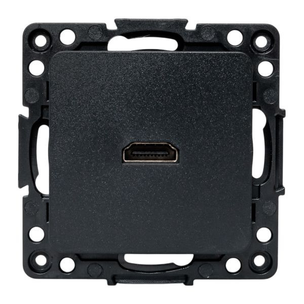 Стокгольм Механизм розетки HDMI черный EKF EZA00-327-10 Стокгольм Механизм розетки HDMI черный EKF EZA00-327-10