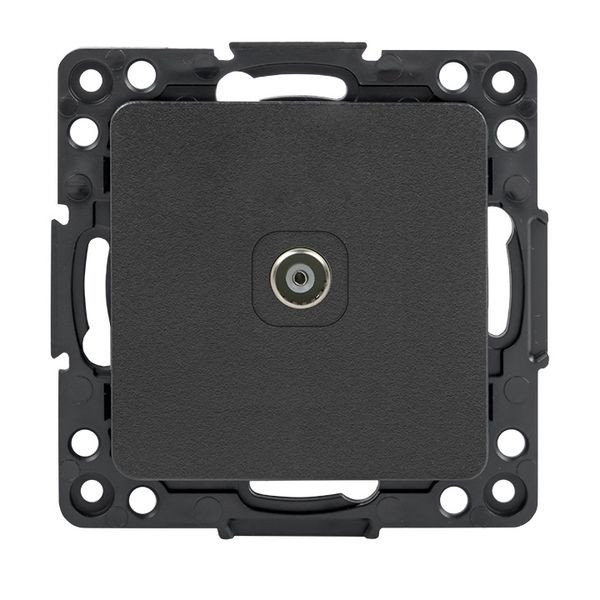 Стокгольм Механизм Розетки TV 1-местной проходной 75Ом 5-862МГц винтовые клеммы черный EKF PROxima EZA00-127-10 Стокгольм Механизм Розетки TV 1-местной проходной 75Ом 5-862МГц винтовые клеммы черный EKF PROxima EZA00-127-10