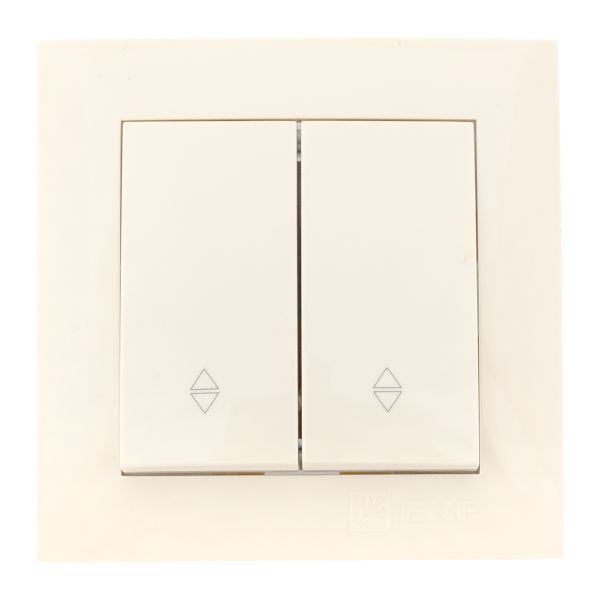 Валенсия выключатель 2-кл, 10А кремовый проходной EKF PROxima EWV10-027-20 Валенсия выключатель 2-кл, 10А кремовый проходной EKF PROxima EWV10-027-20