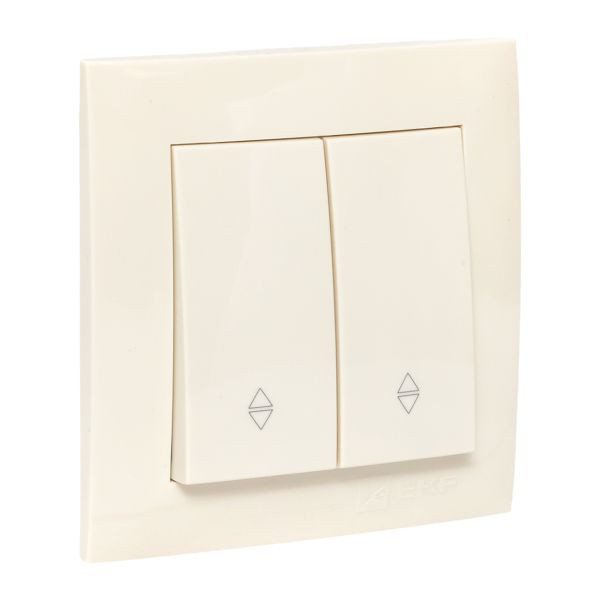 Валенсия выключатель 2-кл, 10А кремовый проходной EKF PROxima EWV10-027-20 Валенсия выключатель 2-кл, 10А кремовый проходной EKF PROxima EWV10-027-20