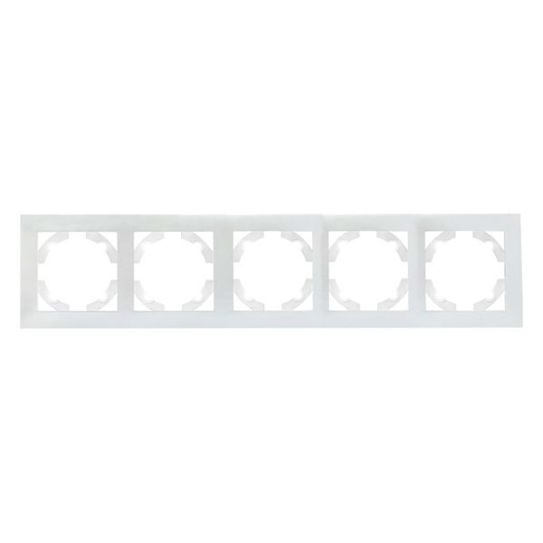 Валенсия Рамка 5-местная жемчуг EKF EWM-G-305-50 Валенсия Рамка 5-местная жемчуг EKF EWM-G-305-50