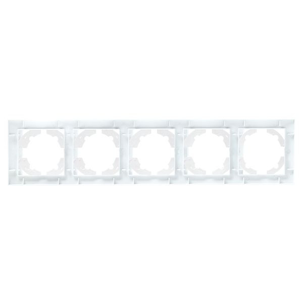 Валенсия Рамка 5-местная жемчуг EKF EWM-G-305-50 Валенсия Рамка 5-местная жемчуг EKF EWM-G-305-50