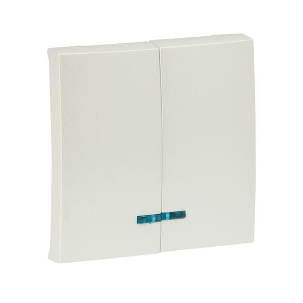 Валенсия лицевая панель выключателя 2-кл, с индикатором 10А жемчуг EKF PROxima ESV10-L-123-50 Валенсия лицевая панель выключателя 2-кл, с индикатором 10А жемчуг EKF PROxima ESV10-L-123-50