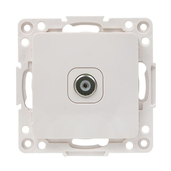 Стокгольм Механизм Розетки TV 1-местной проходной 75Ом 5-862МГц винтовые клеммы белый EKF PROxima EYA00-127-10 Стокгольм Механизм Розетки TV 1-местной проходной 75Ом 5-862МГц винтовые клеммы белый EKF PROxima EYA00-127-10