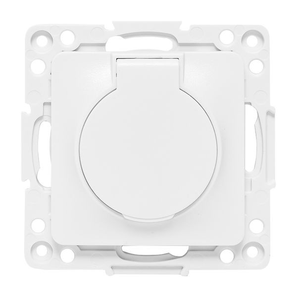 Стокгольм Механизм Розетки 1-местной с/з 16А автоматические клеммы белый с крышкой и защ, штор, IP44 EKF PROxima EYR16-028-10-44 Стокгольм Механизм Розетки 1-местной с/з 16А автоматические клеммы белый с крышкой и защ, штор, IP44 EKF PROxima EYR16-028-10-44