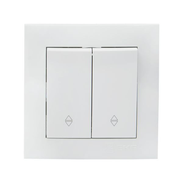 Валенсия выключатель 2-кл, 10А белый проходной EKF PROxima EWV10-027-10 Валенсия выключатель 2-кл, 10А белый проходной EKF PROxima EWV10-027-10