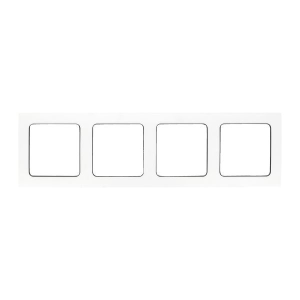 Стокгольм Рамка 4-местная белая с линией цвета черный EKF PROxima EZM-G-305-20 Стокгольм Рамка 4-местная белая с линией цвета черный EKF PROxima EZM-G-305-20