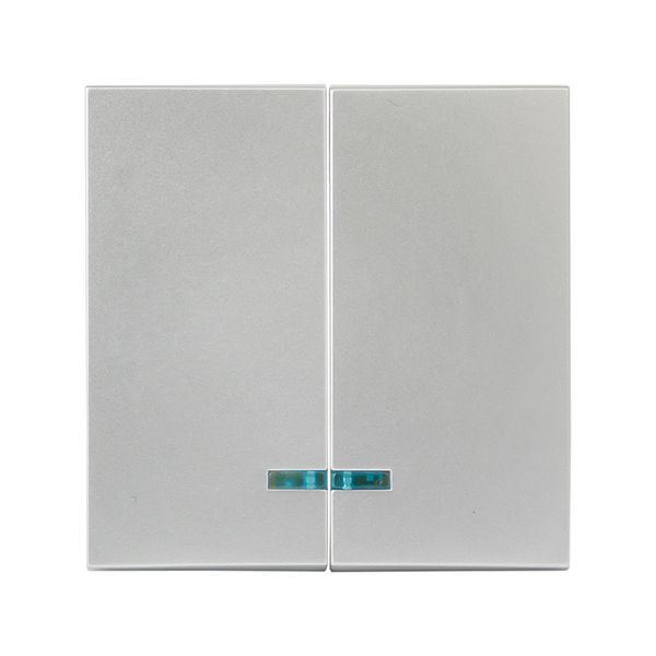 Валенсия лицевая панель выключателя 2-кл, с индикатором 10А сталь EKF PROxima ESV10-L-123-30 Валенсия лицевая панель выключателя 2-кл, с индикатором 10А сталь EKF PROxima ESV10-L-123-30