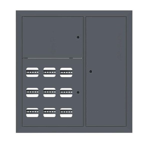 Щит этажный 9 кв, RAL7016 3 окна в ряд по гориз, (1000х950х150) EKF PROxima mb29-v-9-ral7016-1 Щит этажный 9 кв, RAL7016 3 окна в ряд по гориз, (1000х950х150) EKF PROxima mb29-v-9-ral7016-1