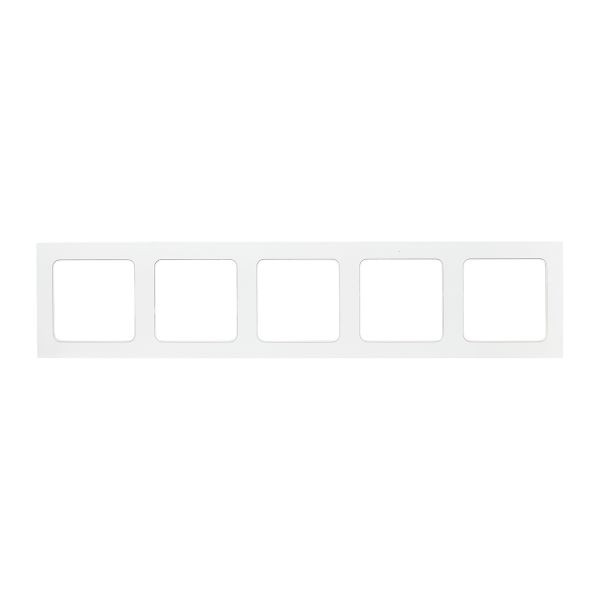 Стокгольм Рамка 5-местная белая EKF EXM-G-306-10 Стокгольм Рамка 5-местная белая EKF EXM-G-306-10