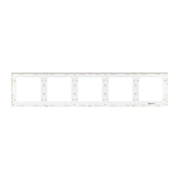 Стокгольм Рамка 5-местная белая EKF EXM-G-306-10 Стокгольм Рамка 5-местная белая EKF EXM-G-306-10