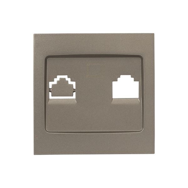 Валенсия лицевая панель розетки RJ-45 1-местная кашемир EKF PROxima ESK01-L-035-40 Валенсия лицевая панель розетки RJ-45 1-местная кашемир EKF PROxima ESK01-L-035-40