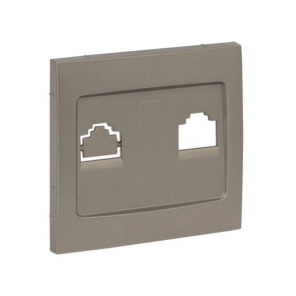 Валенсия лицевая панель розетки RJ-45 1-местная кашемир EKF PROxima ESK01-L-035-40 Валенсия лицевая панель розетки RJ-45 1-местная кашемир EKF PROxima ESK01-L-035-40