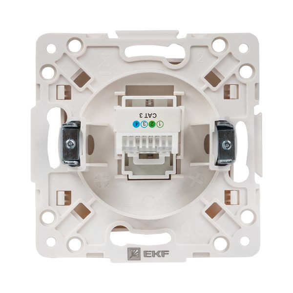 Стокгольм Механизм Розетки Phone 1-местной белый EKF PROxima EYT01-034-10 Стокгольм Механизм Розетки Phone 1-местной белый EKF PROxima EYT01-034-10