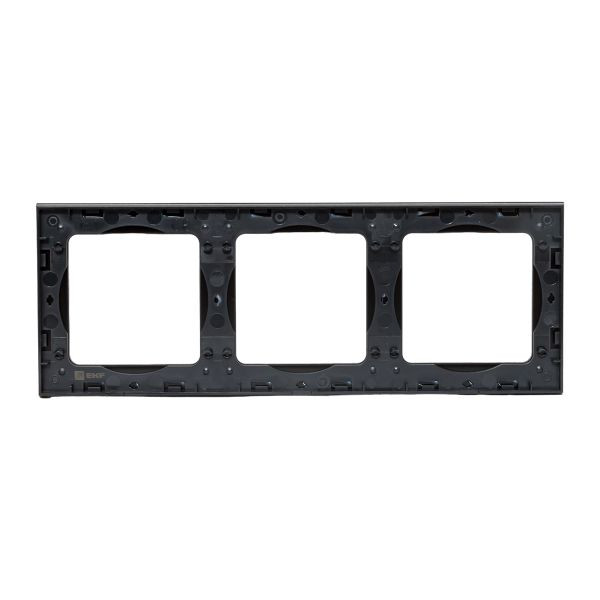 Стокгольм Рамка 3-местная металлическая черная EKF PROxima EZM-G-304-10 Стокгольм Рамка 3-местная металлическая черная EKF PROxima EZM-G-304-10