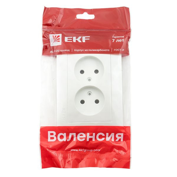 Валенсия лицевая панель розетка 2-местной б/з 10А жемчуг с защ, штор, EKF PROxima ESR10-L-102-50 Валенсия лицевая панель розетка 2-местной б/з 10А жемчуг с защ, штор, EKF PROxima ESR10-L-102-50