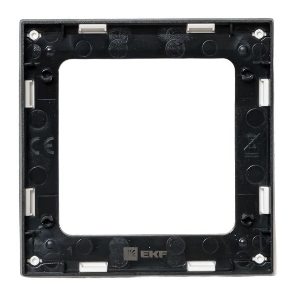 Стокгольм Рамка 1-местная белая с линией цвета черный EKF PROxima EXM-G-304-10 Стокгольм Рамка 1-местная белая с линией цвета черный EKF PROxima EXM-G-304-10