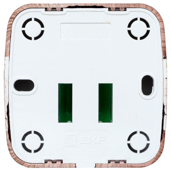 Розетка Phone 1-местная ОП Минск тёмное дерево EKF EGT01-034-40 Розетка Phone 1-местная ОП Минск тёмное дерево EKF EGT01-034-40