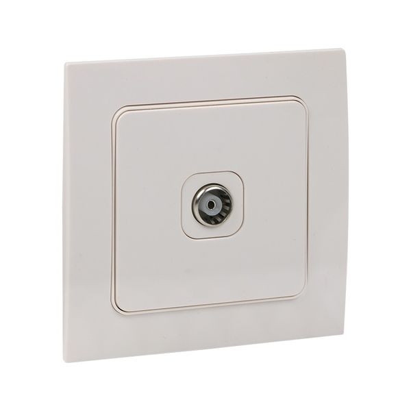 Стокгольм Механизм Розетки TV 1-местной проходной 75Ом 5-862МГц винтовые клеммы белый EKF PROxima EYA00-127-10 Стокгольм Механизм Розетки TV 1-местной проходной 75Ом 5-862МГц винтовые клеммы белый EKF PROxima EYA00-127-10