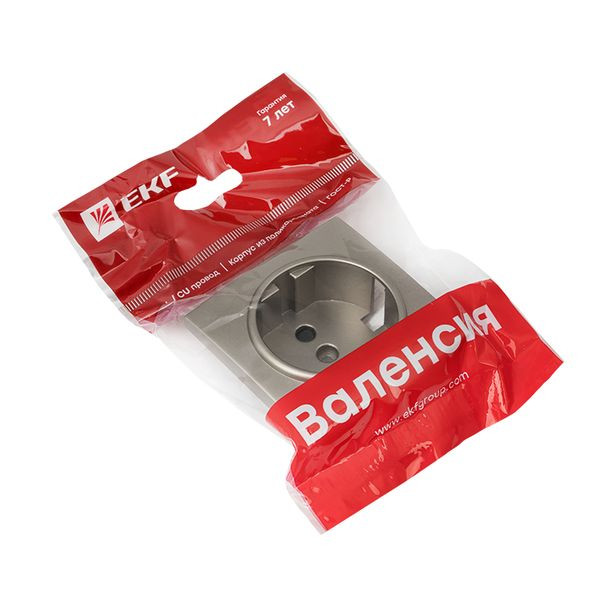 Валенсия лицевая панель розетки 1-местной с/з 16А кашемир с защ, штор, EKF PROxima ESR16-L-028-40 Валенсия лицевая панель розетки 1-местной с/з 16А кашемир с защ, штор, EKF PROxima ESR16-L-028-40