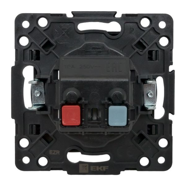 Стокгольм Механизм Розетки 1-местной б/з 10 А автоматические клеммы черный с защ, штор, EKF PROxima EZR10-022-10 Стокгольм Механизм Розетки 1-местной б/з 10 А автоматические клеммы черный с защ, штор, EKF PROxima EZR10-022-10