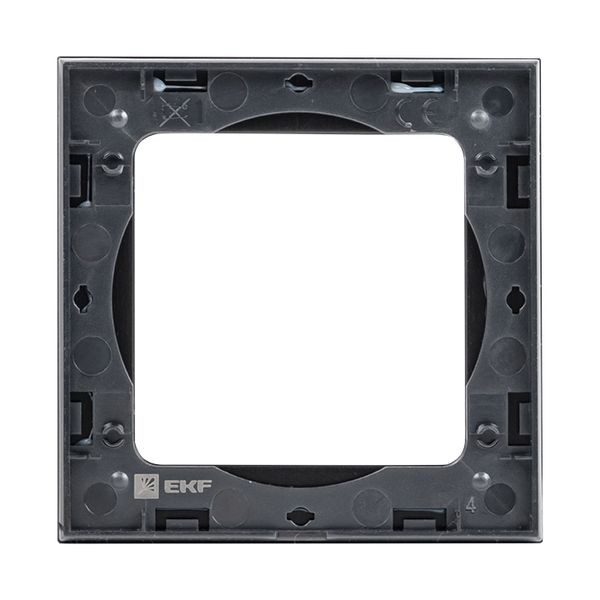 Стокгольм Рамка 1-местная металлическая черная EKF PROxima EZM-G-302-10 Стокгольм Рамка 1-местная металлическая черная EKF PROxima EZM-G-302-10