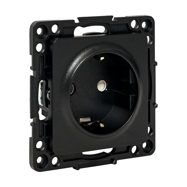 Стокгольм Механизм Розетки 1-местной с/з 16А винтовые клеммы черный с защ, штор, EKF PROxima EZR16-028-20 Стокгольм Механизм Розетки 1-местной с/з 16А винтовые клеммы черный с защ, штор, EKF PROxima EZR16-028-20