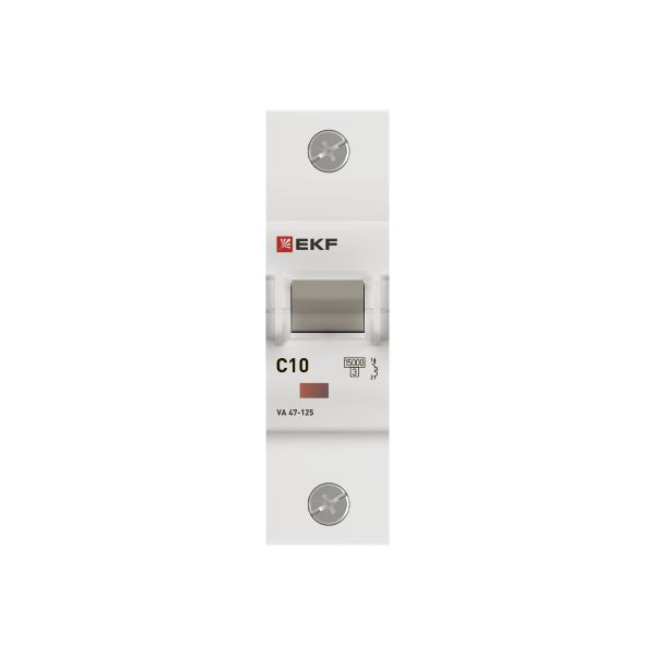 Автоматический выключатель ВА 47-125 1P 10А (C) 15кА PROXIMA EKF mcb47125-1-10C Автоматический выключатель ВА 47-125 1P 10А (C) 15кА PROXIMA EKF mcb47125-1-10C