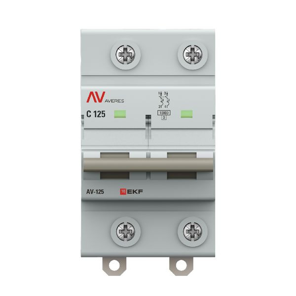 Выключатель автоматический AV-125 2P 125A (C) 10kA EKF AVERES mcb125-2-125C-av Выключатель автоматический AV-125 2P 125A (C) 10kA EKF AVERES mcb125-2-125C-av