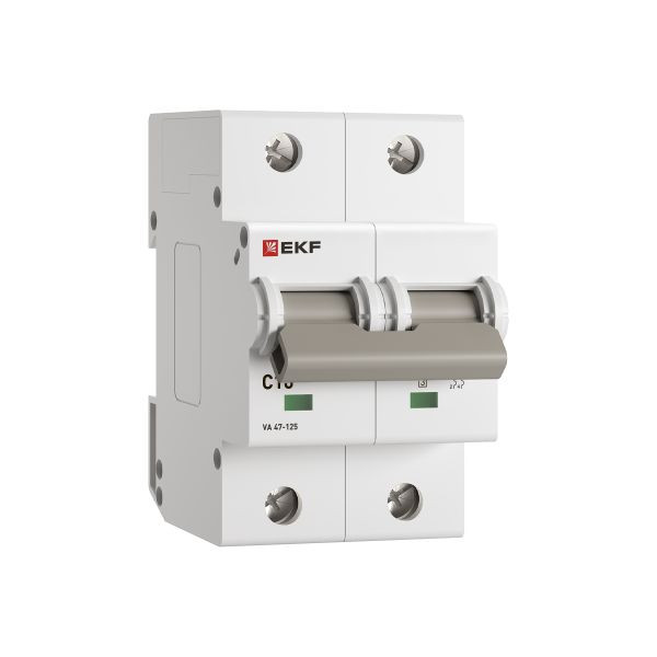 Автоматический выключатель ВА 47-125 2P 16А (C) 15кА PROXIMA EKF mcb47125-2-16C Автоматический выключатель ВА 47-125 2P 16А (C) 15кА PROXIMA EKF mcb47125-2-16C