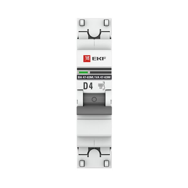 Автоматический выключатель 1P 4А (D) 6кА ВА 47-63M без теплового расцепителя EKF PROxima mcb4763m-6-1-4D-pro Автоматический выключатель 1P 4А (D) 6кА ВА 47-63M без теплового расцепителя EKF PROxima mcb4763m-6-1-4D-pro