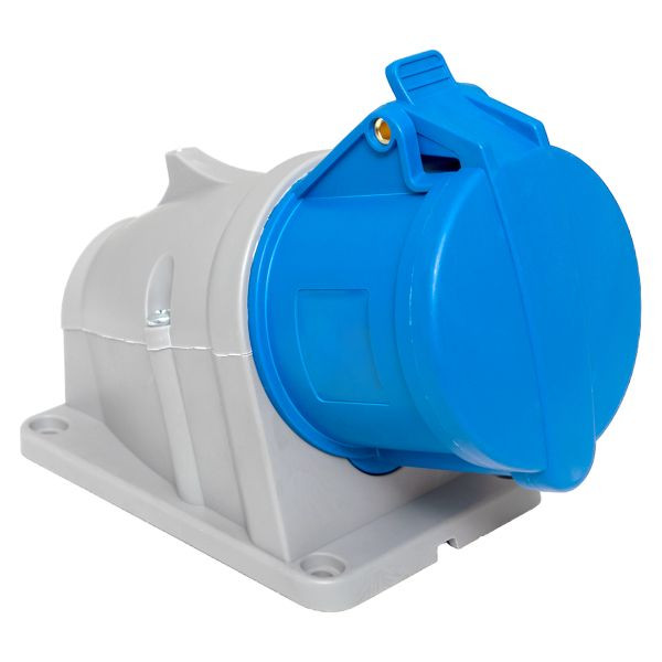 Розетка стационарная наружная 123 2Р+РЕ 32А 220В IP44 EKF PROXIMA Розетка стационарная наружная 123 2Р+РЕ 32А 220В IP44 EKF PROXIMA