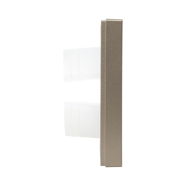 2 - местная рамка, IP44, шампань, пластик Эпика EKF 2 - местная рамка, IP44, шампань, пластик Эпика EKF