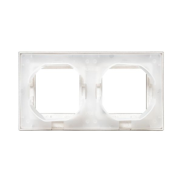 2 - местная рамка, IP44, шампань, пластик Эпика EKF 2 - местная рамка, IP44, шампань, пластик Эпика EKF