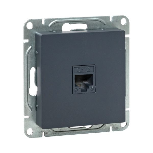 Механизм розетки RJ11, графит Эпика EKF Механизм розетки RJ11, графит Эпика EKF